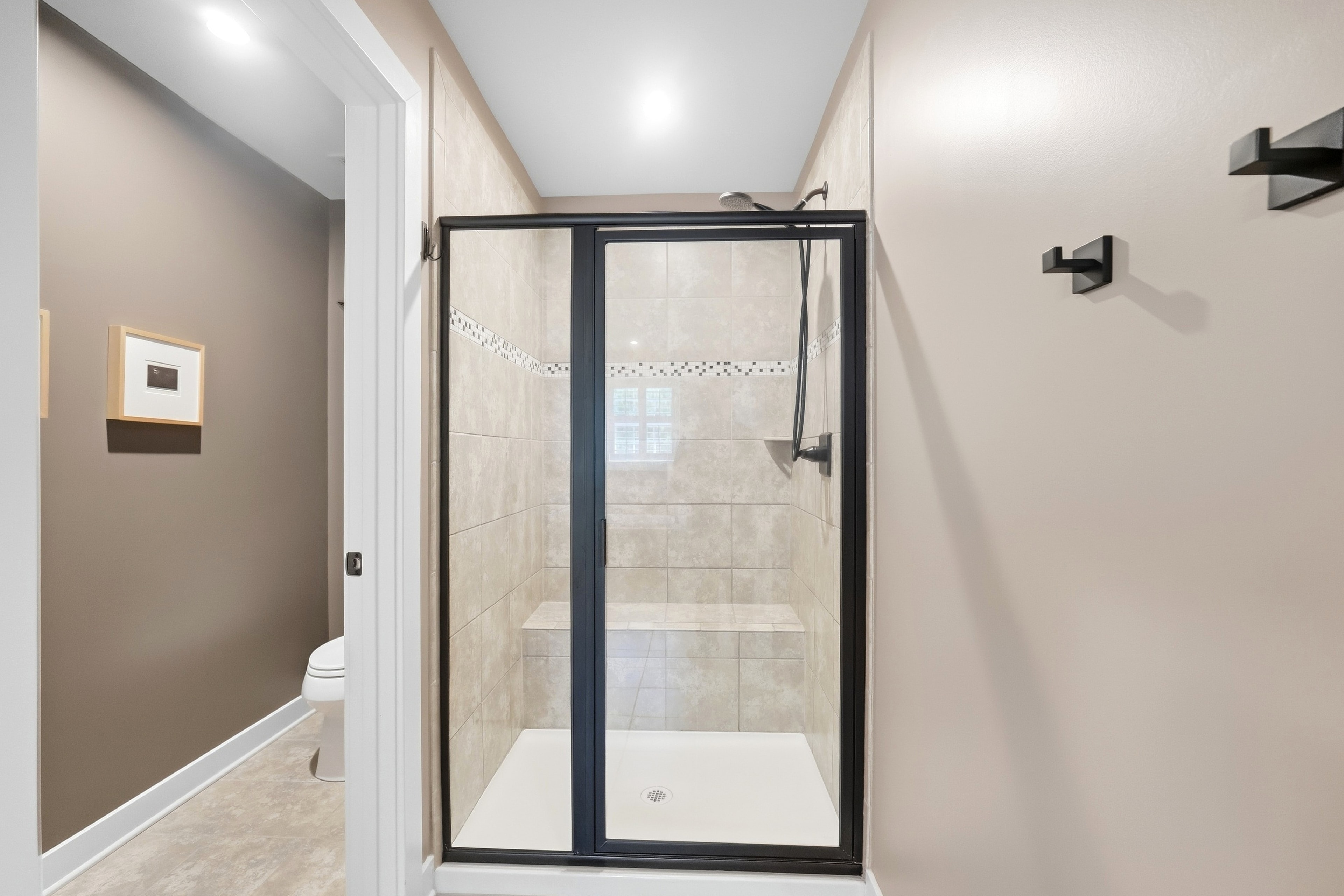 Primary bath — walk-in shower